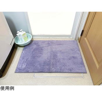 日本製 吸水速乾バスマット コスモトロン クレド LLサイズ 60×90cm パープル マルナカ