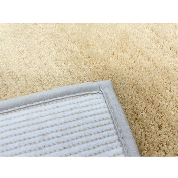 日本製 吸水速乾バスマット コスモトロン クレド LLサイズ 60×90cm ベージュ マルナカ
