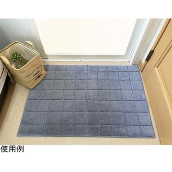日本製 抗菌防臭&吸水速乾バスマット レチカータ LLサイズ 60×90cm ブルーグレイ マルナカ