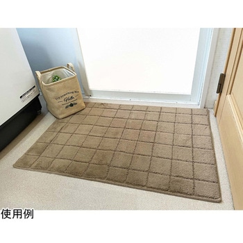 日本製 抗菌防臭&吸水速乾バスマット レチカータ LLサイズ 60×90cm ベージュ マルナカ