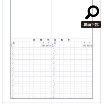 診療録 A4 国保1号紙 21号 5冊入 アズワン