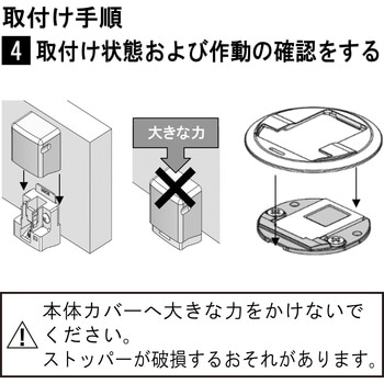 カチッと強く止まる マグネットドアストッパー WAKI
