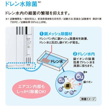 CW-1817(W) ウインドエアコン(冷房専用) 1台 コロナ 【通販サイト 