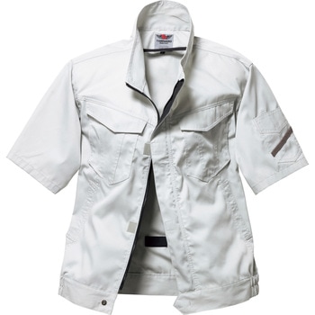 トルネードラカン 冷却服 半袖ブルゾン TR3251 (服のみ) 日新被服