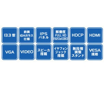 13.3型マルチメディアディスプレイ ADTECHNO(エーディテクノ)