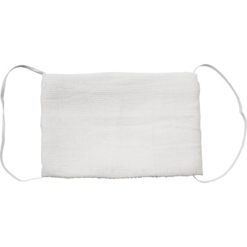 gauze 4P �S���ƃK�[�[�^�I���ŖD�킸�ł���ȈՃ}�X�N �z���C�g ���� 55677808