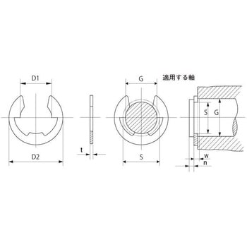リングP Eガタトメワ(イワタ JIS 大阪魂