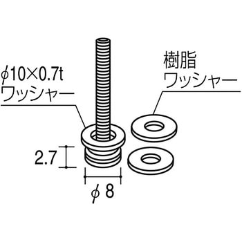 4Mこぼれ止め用ビス 10個入り ROYAL(ロイヤル)