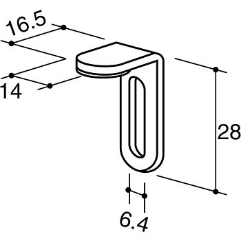CU-GO ガラスはね上げ止め(ダボ用) 10個入り ROYAL(ロイヤル)[建築金物] 55760048