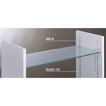 ELSC-12 ガラス棚板用EL柱ダボ 10個入り 1パック ROYAL(ロイヤル