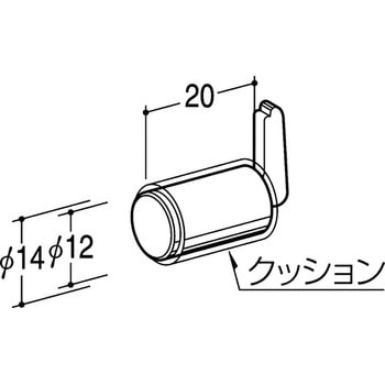 ガラス棚板用ステンレスEL柱ダボ 10個入り ROYAL(ロイヤル)