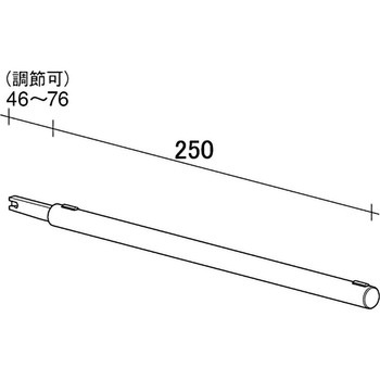グラスロッド19Φ ROYAL(ロイヤル)[建築金物]