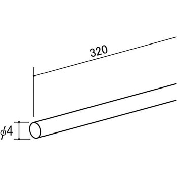 K-4S こぼれ止め4Φ線材 ROYAL(ロイヤル)[建築金物] 55761974