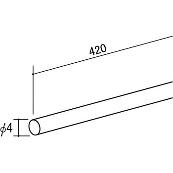 K-4S こぼれ止め4Φ線材 ROYAL(ロイヤル)[建築金物] 55761992