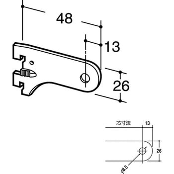 ロイヤル ハンガーブラケット 丸パイプ用 ROYAL(ロイヤル)[建築金物]