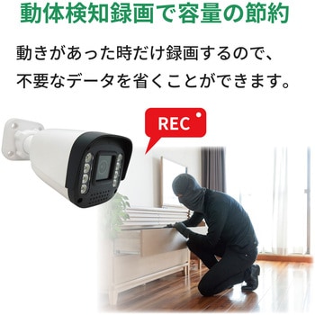 200万画素PoEタイプNVR防犯カメラセット カメラ8台、HDD1TB付き ブロードウォッチ