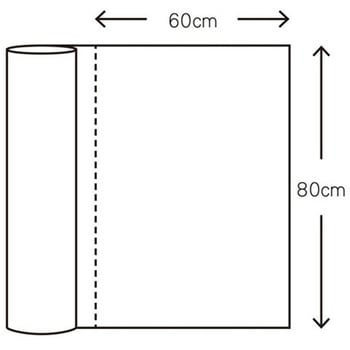 CMLペーパーシーツ非防水C 60×80cm ピンク 4本 厚手タイプ CML