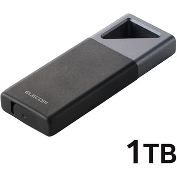 SSD 外付け USB3.2 Gen2x2 読込最大1700MB/秒 ポータブルSSD Type-C接続 高速 耐衝撃 IP55 防塵/防滴 エレコム