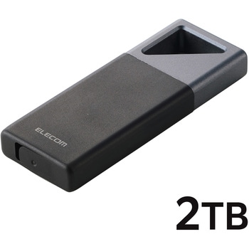 SSD 外付け USB3.2 Gen2x2 読込最大1700MB/秒 ポータブルSSD Type-C接続 高速 耐衝撃 IP55 防塵/防滴 エレコム