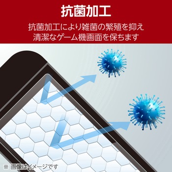 Nintendo Switch 2 用 フィルム 高透明 衝撃吸収 指紋防止 気泡防止 抗菌 - エレコム