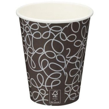 FSC (R) 認証厚紙カップ280mL50個入 カウネット