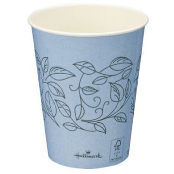 FSC (R) 認証ボタニカル紙コップ275mL カウネット