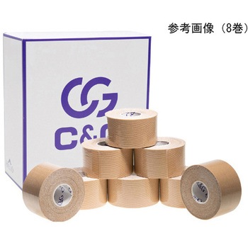C&G キネシオロジーテープ 37.5mm×5m ベージュ 32巻入 Haleon(ヘイリオン)