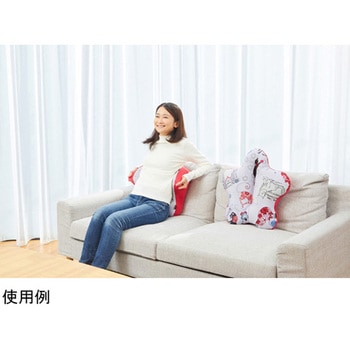 CuCuクイーン・ファーニ 腰楽クッション キャット 龍野コルク工業