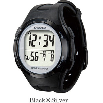 DEMPA MANPO B/S ブラック/シルバー 山佐時計計器