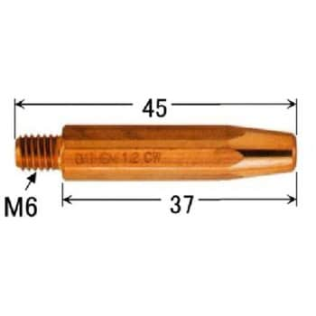 K990e12 チップ ダイヘン チップ長さ 45mm Cwチップ ワイヤー径 1 2fmm K990e12 1箱 10個 通販モノタロウ 55896873