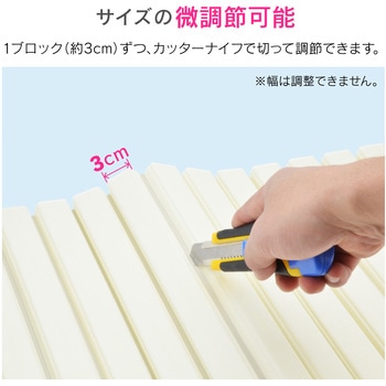 これカモ シャッター式風呂ふた 取替用  (コンパクト 軽量 アイボリー) GAONA(ガオナ)
