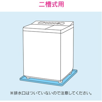 これカモ 洗濯機用 トレー 二槽式用 710×560mm (水滴から守る 置くだけ簡単) GAONA(ガオナ)