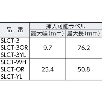 SLCT-WH ラベルホルダー 1袋 パンドウイット(PANDUIT) 【通販サイト