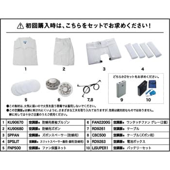 空調服(R) 防蜂用長袖ブルゾン KU90670 空調服 長袖 空調ウェア・服