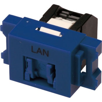 RJ45モジュラージャック+JISプレート用アダプタセット RJ45モジュラージャック+JISプレート用アダプタセット