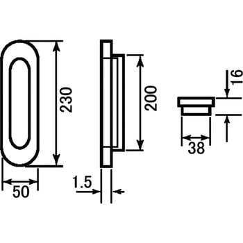 引手 横引き用 皐月戸引手 BIDOOR(ビドー)