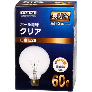 ボール電球 長寿命 ヤザワコーポレーション