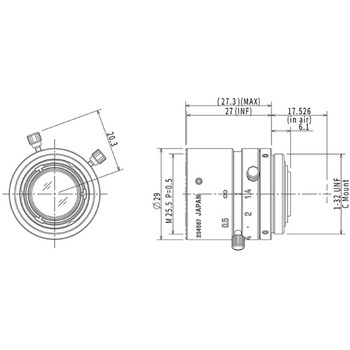 産業・マシンビジョン用メガピクセル単焦点レンズ タムロン
