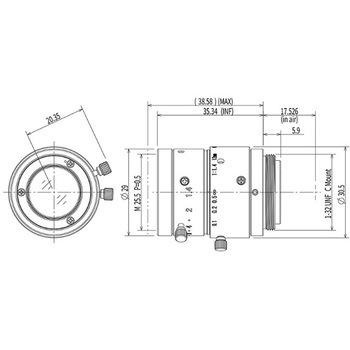 産業・マシンビジョン用メガピクセル単焦点レンズ タムロン