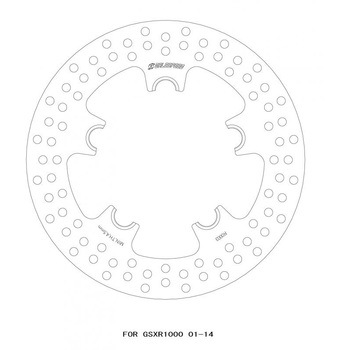 モノフローティングディスクローター リア Φ220 T=5.0 GALESPEED(ゲイルスピード)