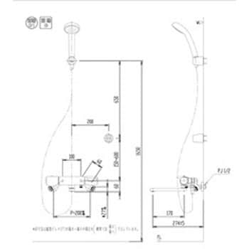 RBF-812N サーモスタットシャワーバス水栓 1個 LIXIL(INAX) 【通販