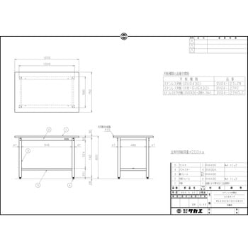 ステンレス作業台(SUS430/R天板仕様)