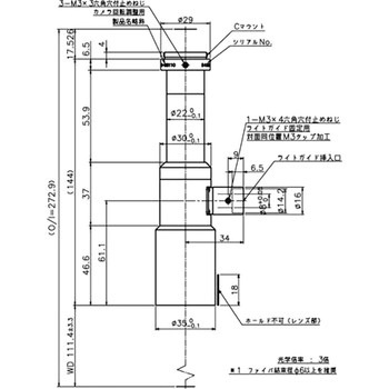 メガピクセル対応テレセントリックレンズ WD110mm 東京パーツセンター