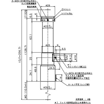メガピクセル対応テレセントリックレンズ WD110mm 東京パーツセンター