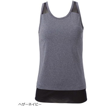 G-Fit エアSTRETCH タンクトップ ヘザーネイビー S ツインズ
