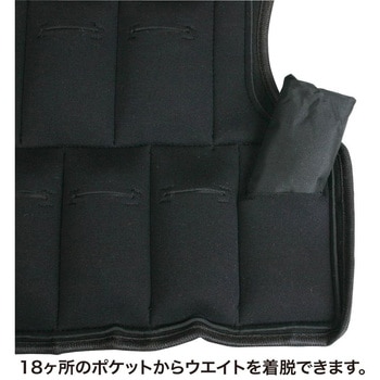 Gawri ウエイトベスト 5kg - 秦運動具工業 (HATAS)