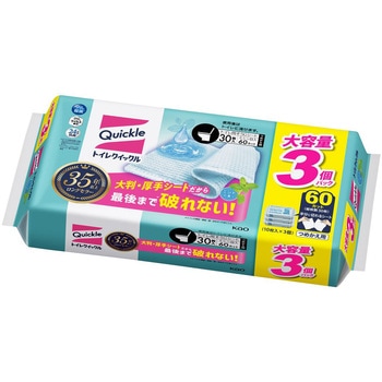 トイレクイックル ミントの香り つめかえ用 スーパージャンボパック  30枚入 花王