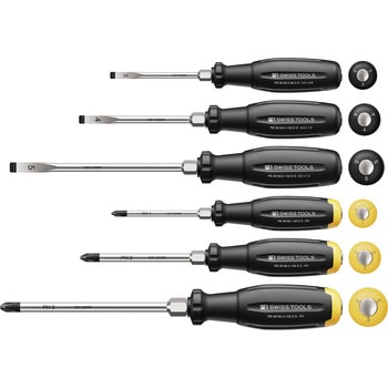 貫通ドライバーセット (SwissGrip Evo) PB SWISS TOOLS(ピービースイスツールズ)