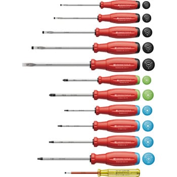 ドライバーセット12本組 (SwissGrip Evo) PB SWISS TOOLS(ピービースイスツールズ)