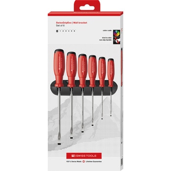 マイナスドライバーセット (SwissGrip Evo) PB SWISS TOOLS(ピービースイスツールズ)